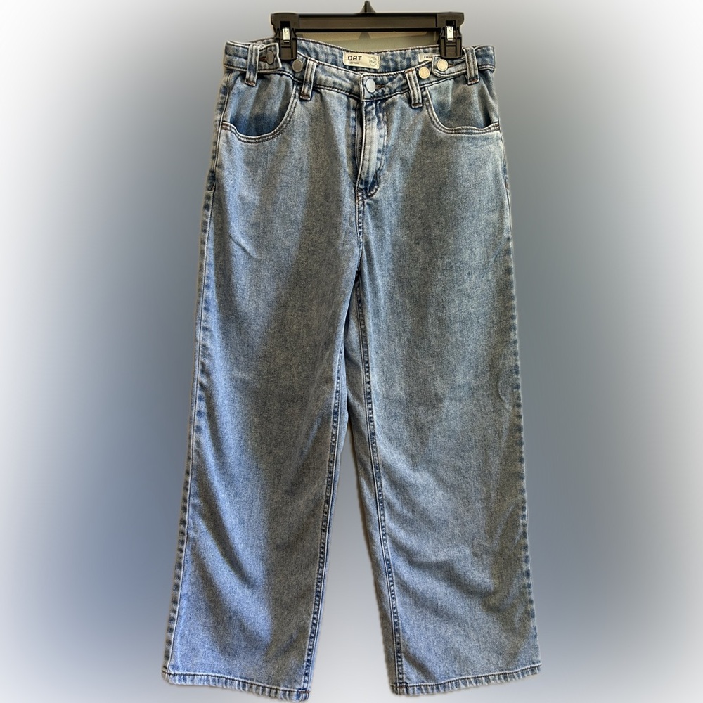 OAT New York  Jeans Size 4/27 Medium Wash Vintage Faded High-Waist Straight Leg